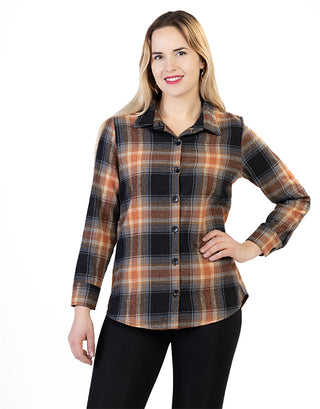 Classic Button-Down Plaid Shirt