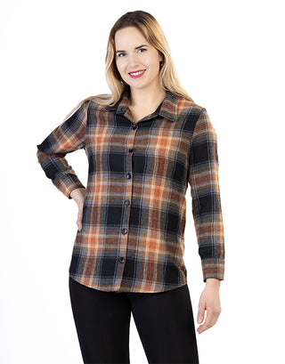 Classic Button-Down Plaid Shirt