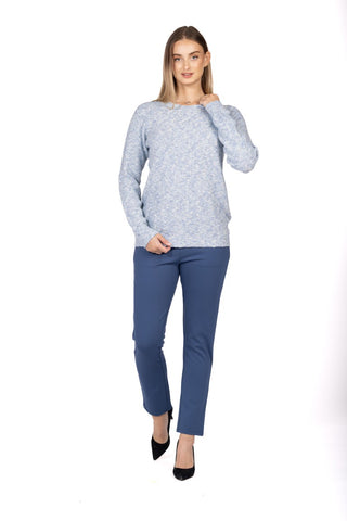 Women’s Mixed Knit Pullover Sweater