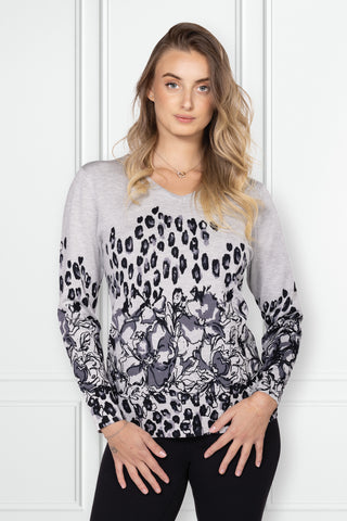 Women’s Floral & Animal Print Sweater