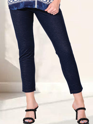 Pull-On Stretch Ankle Pants