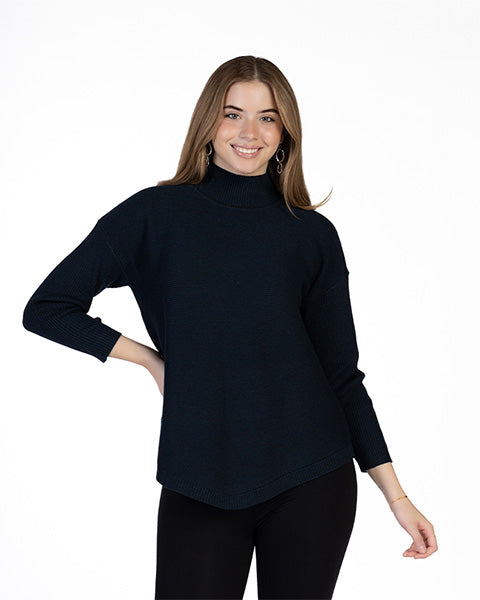 Mock Neck Pullover