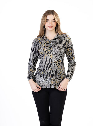 Animal Print Blouse