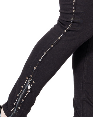 Skinny Pant with side studs