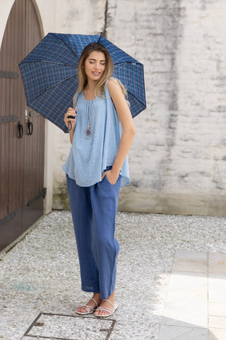 Relaxed Linen Wide Leg Pants