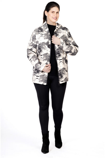 Printed Quilted Jacket