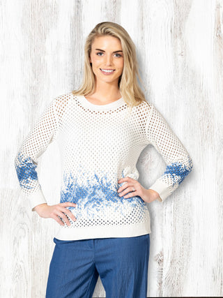 Crochet Top with Print