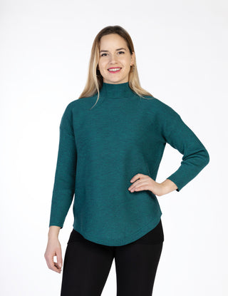 MOCK NECK PULLOVER