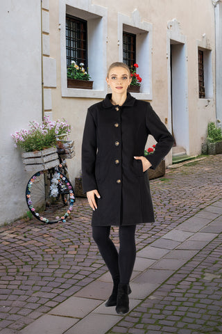 Women's jacket with back flip