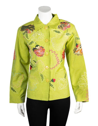 Green Embroidery Jacket